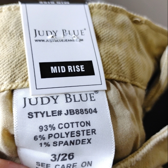 Judy Blue Bootcut Jeans Women’s 3/26 Khaki Mid Rise 30” Style JB88504 NWT Fall - Picture 9 of 11